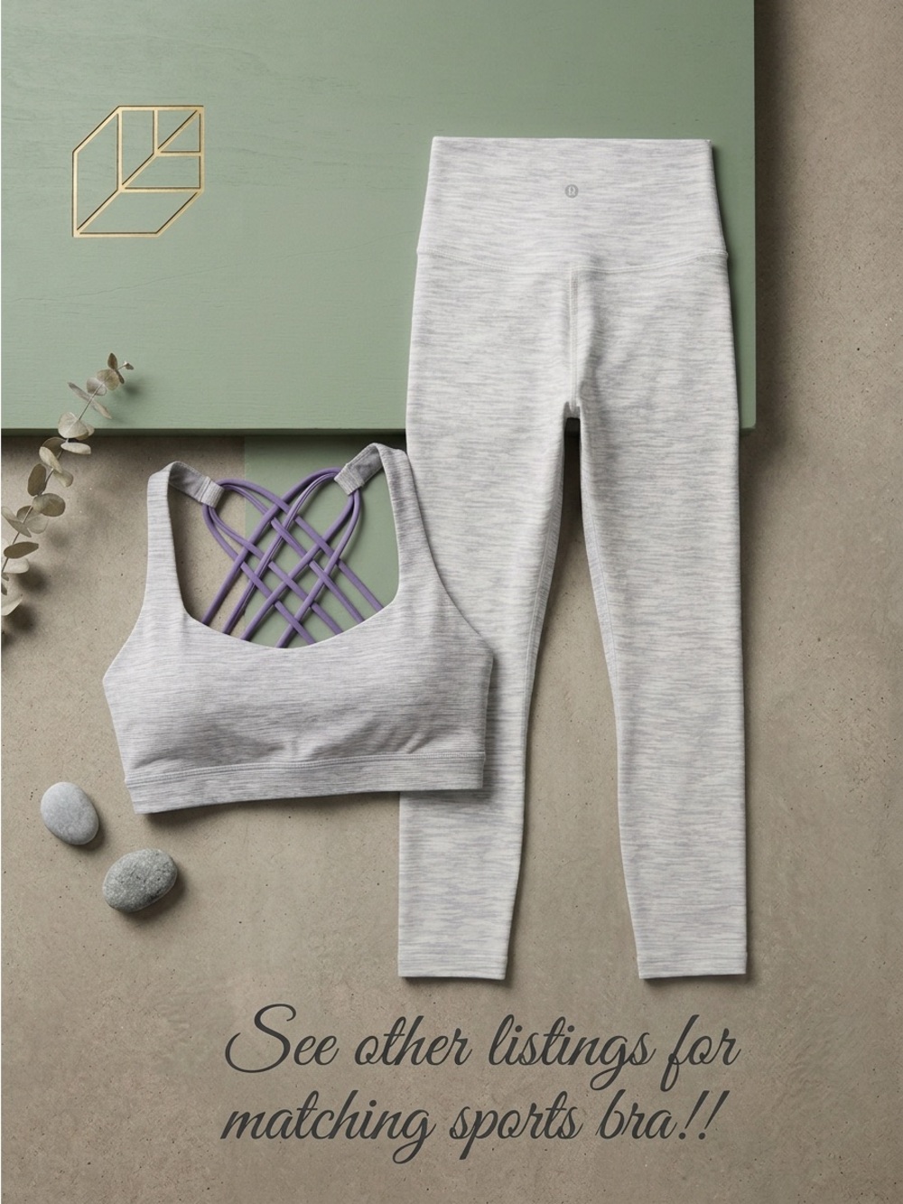 Lululemon Wunder Under Crop 21 High Rise Size 4 Wee Are From Space Grey Luon GUC
